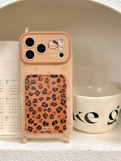 Kawaii HelloKitty Lanyard Strap Case - sky-case