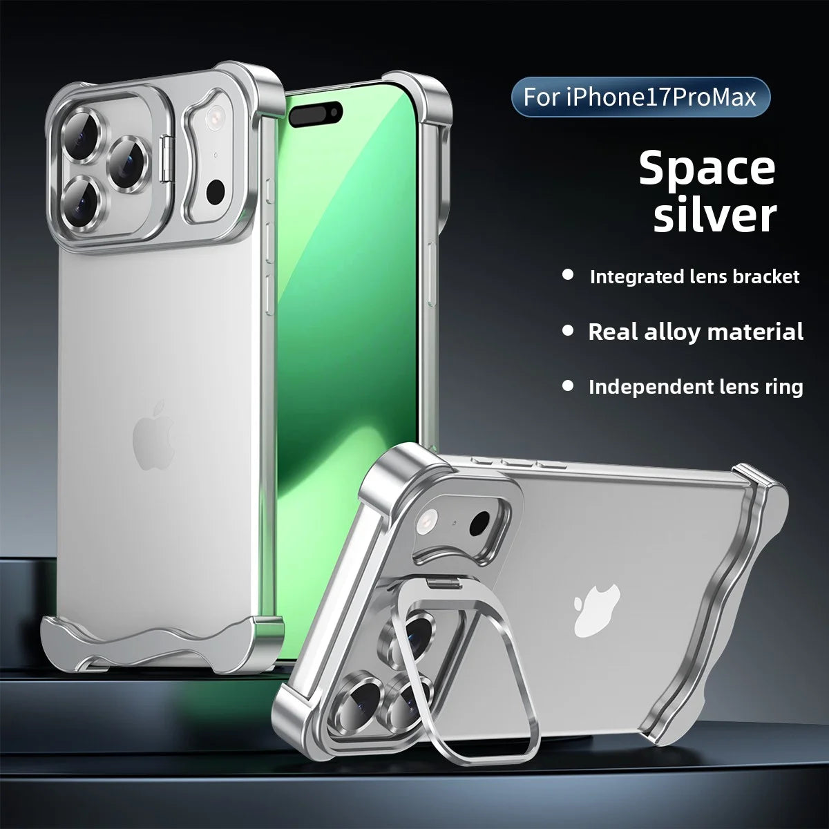 Metal Case with Shockproof Lens Holder and Heat Dissipation, Suitable for iPhone - sky-case