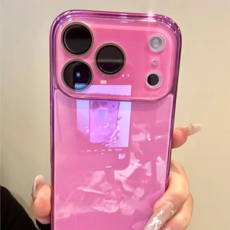 Luxury Plating Tempered Glass Bumper Case - sky-case