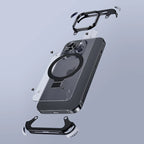 Luxury Metal case magnetic stand Matte Phone Cover - sky-case