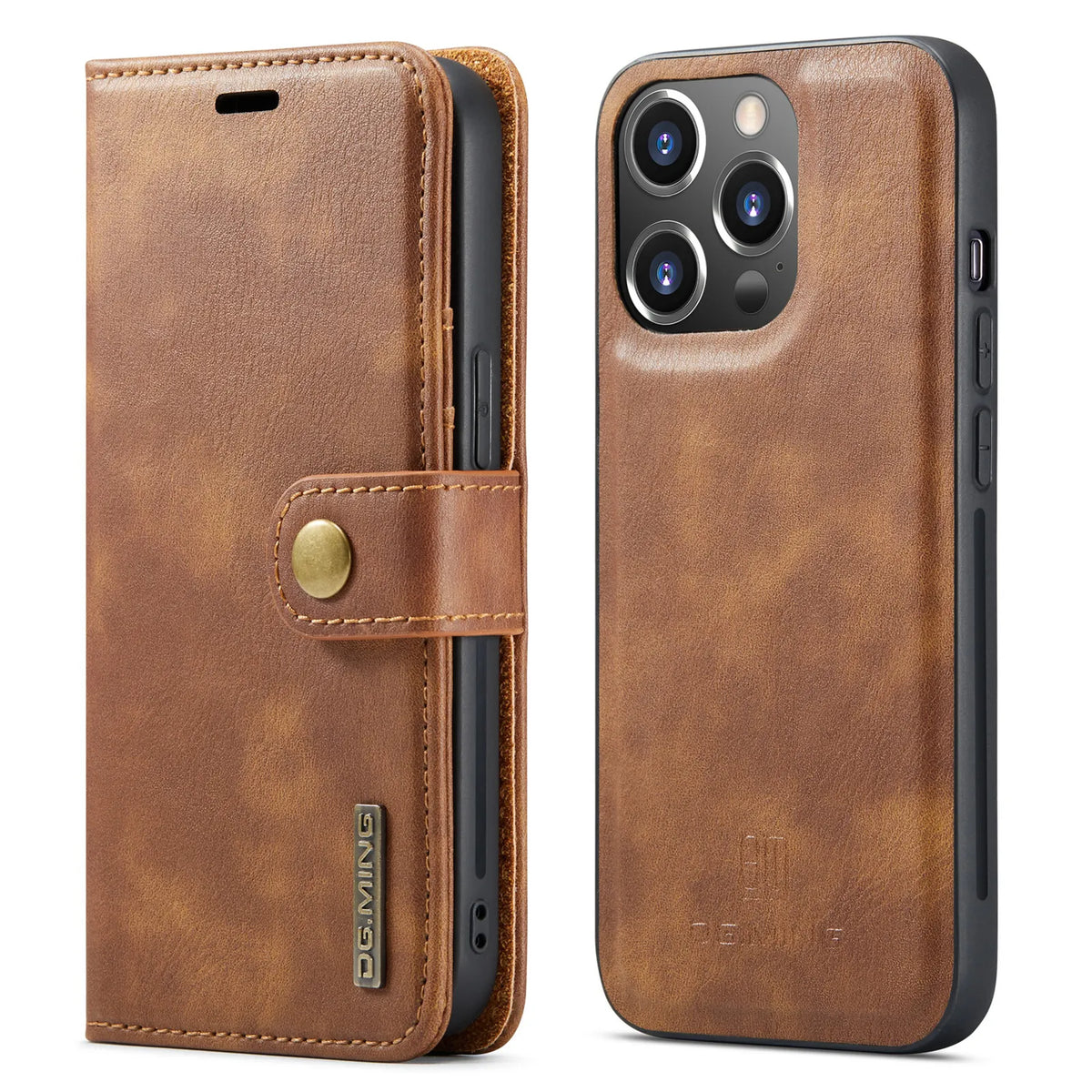 Leather Phone Case For iPhone 15 14 13 12 11 Pro Max Card Holder Wallet Cover - sky-case