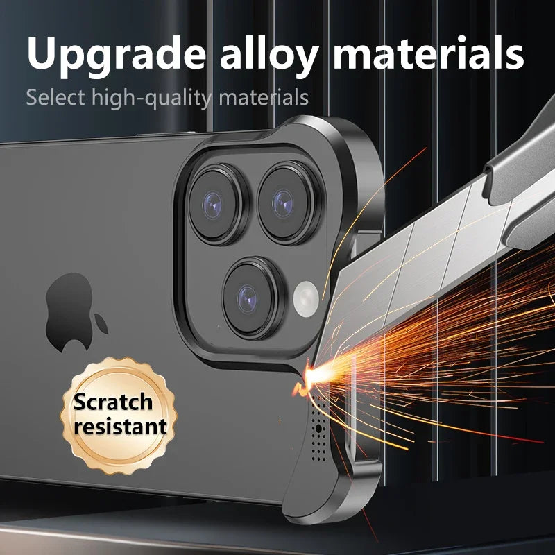 Luxury Aluminum Alloy Bumper Metal Cover - sky-case