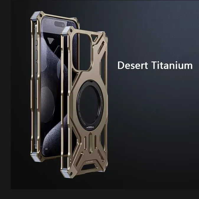 New Anti-Fall Aluminium Magnetic Phone Cover - sky-case
