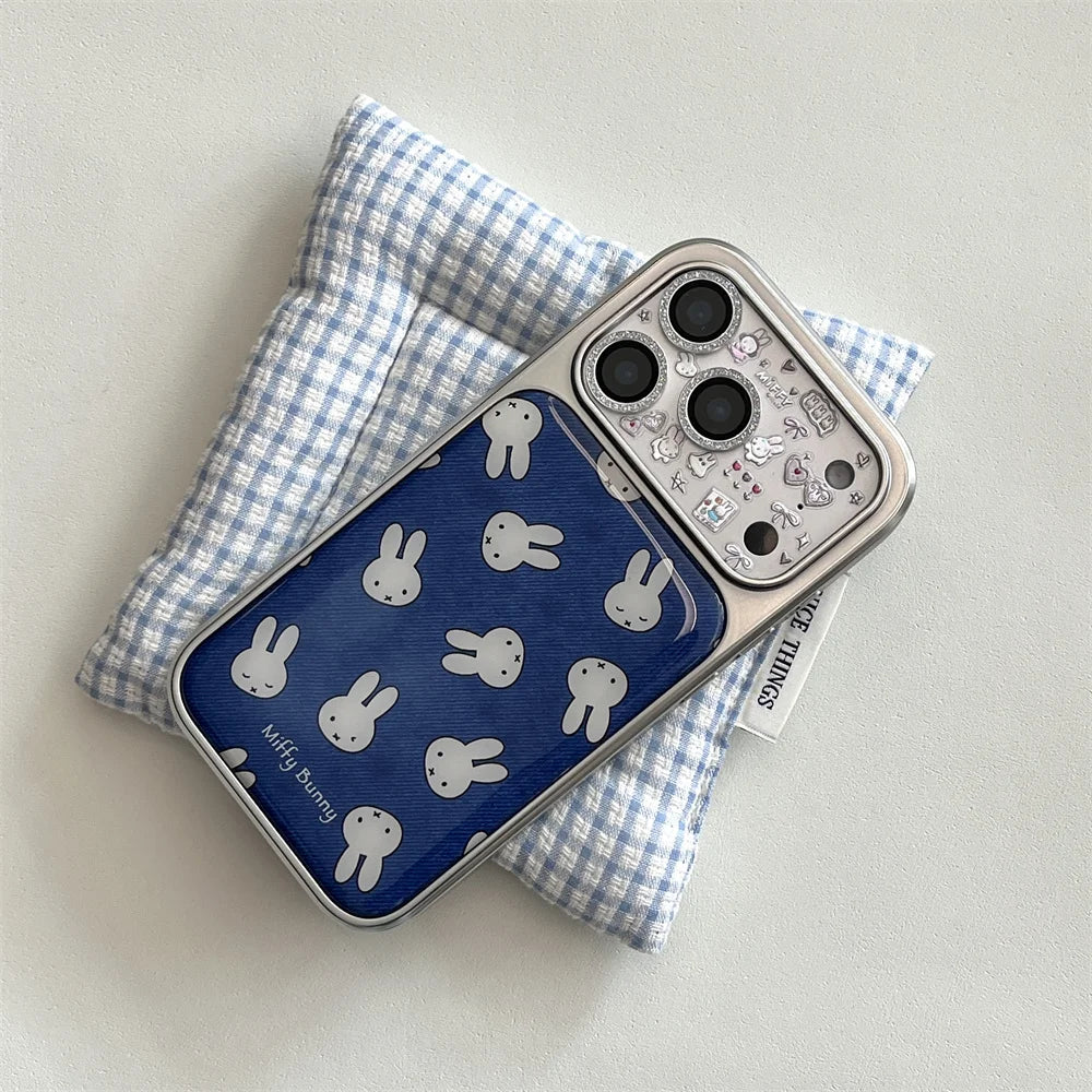 Electroplated Cute Rabbit Case - sky-case