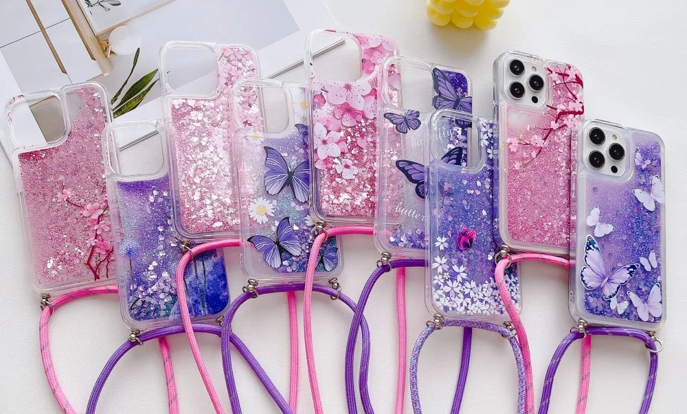 MagSafe Shockproof Crossbody Clear Case - sky-case