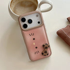 Luxury Flash Drill Bow Leather Fashion Case - sky-case