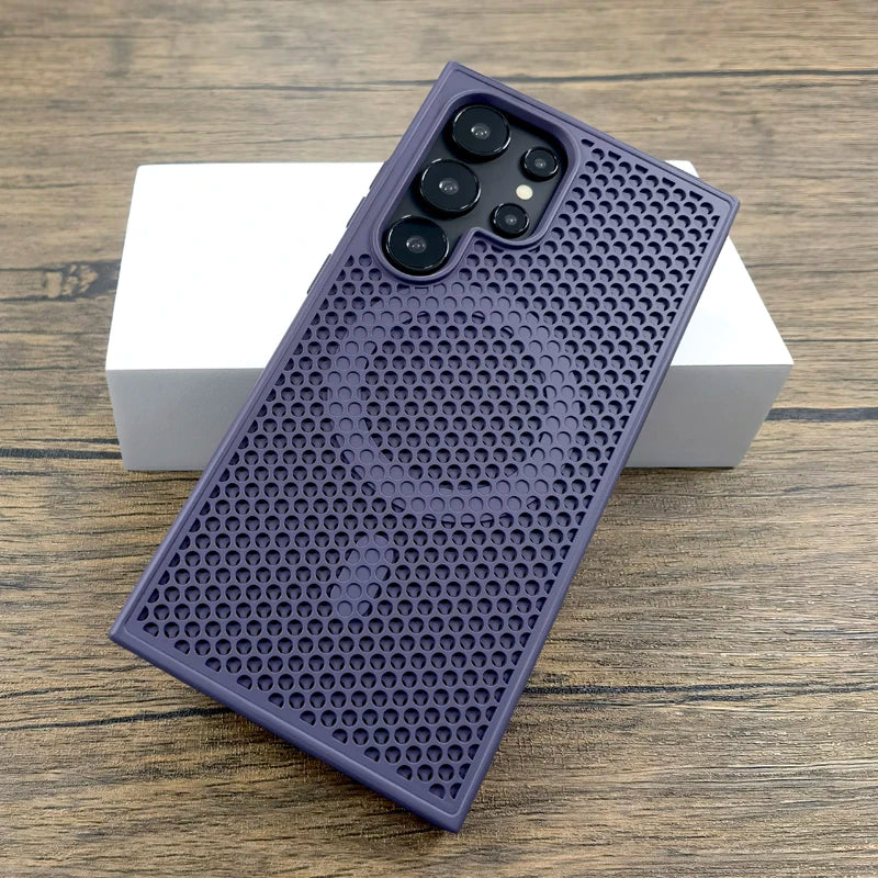 Luxury Heat Resistant Plastic Case for Samsung Galaxy with Magsafe Charging - sky-case