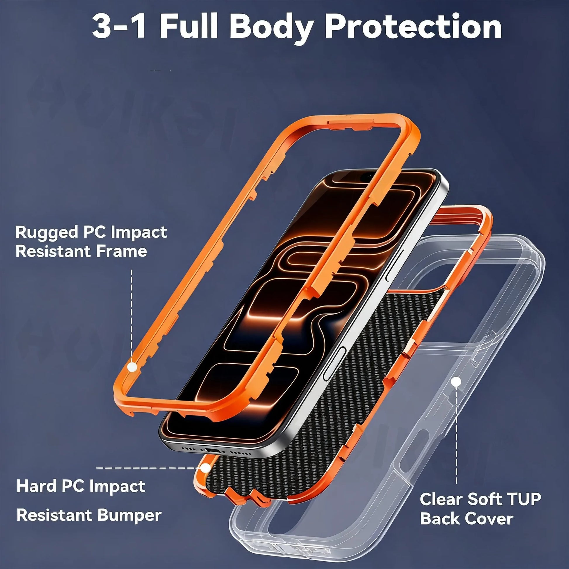 Heavy Duty Shockproof Silicone Case - sky-case