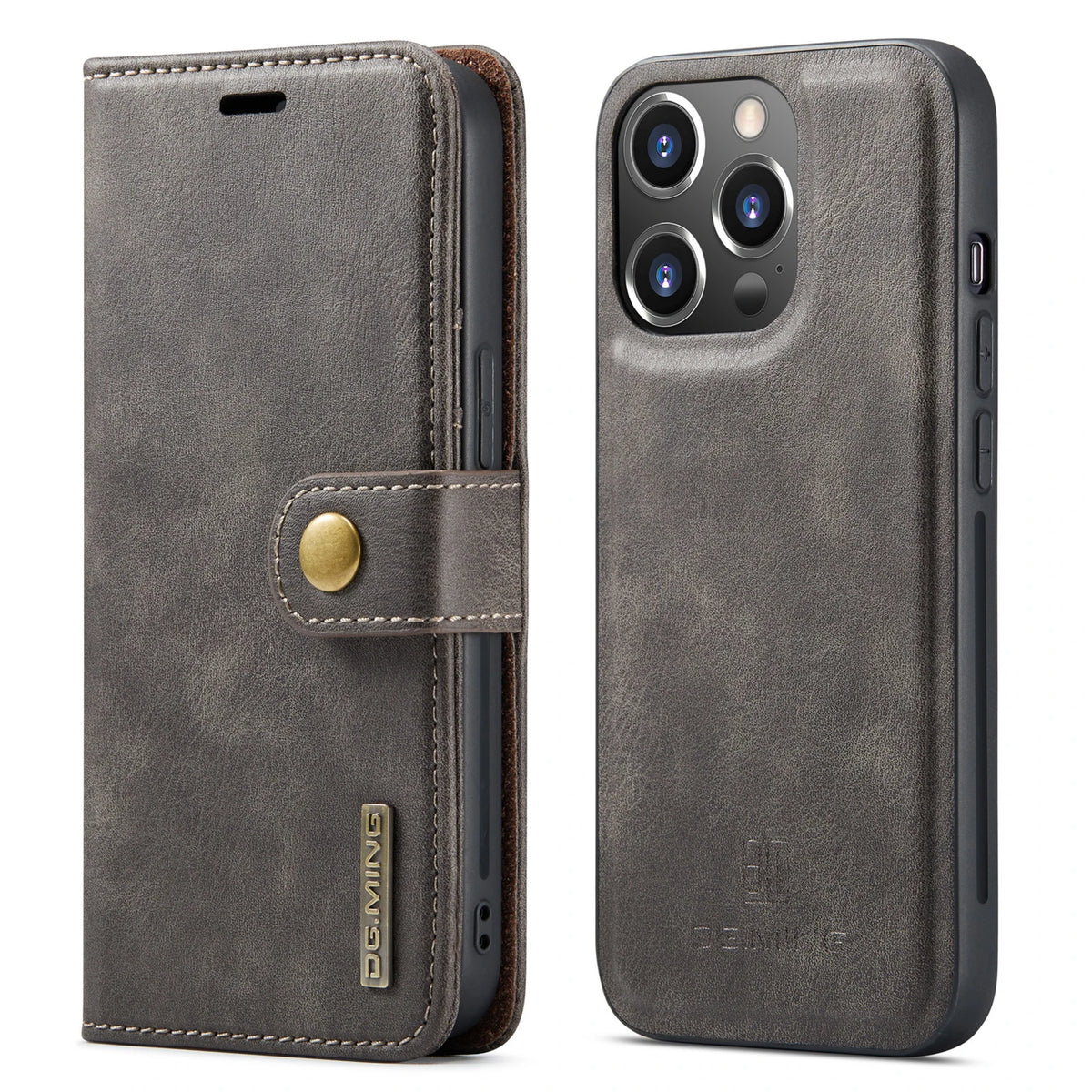 Leather Phone Case For iPhone 15 14 13 12 11 Pro Max Card Holder Wallet Cover - sky-case