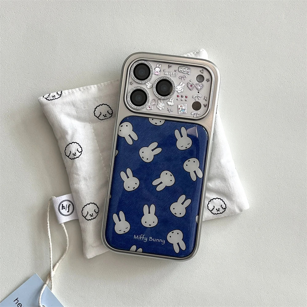Electroplated Cute Rabbit Case - sky-case