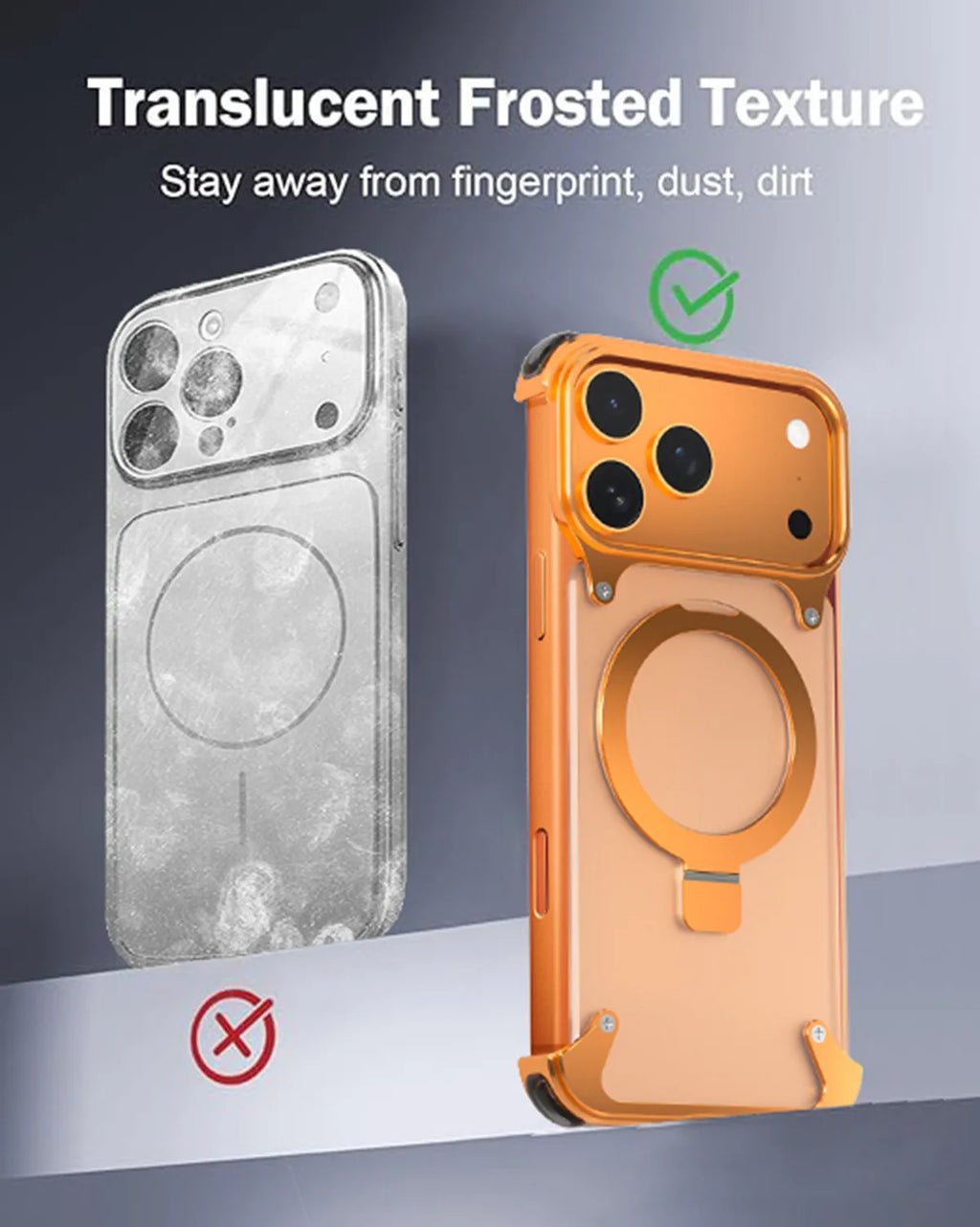 Premium Aluminum Alloy Magnetic Ring Holder - sky-case