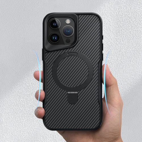 Carbon Fiber Soft Rubber Magsafe Cover - sky-case