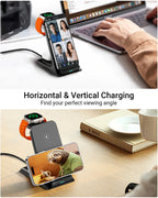3-in-1 Charging Stand – Wireless Dock for Apple Devices - sky-case