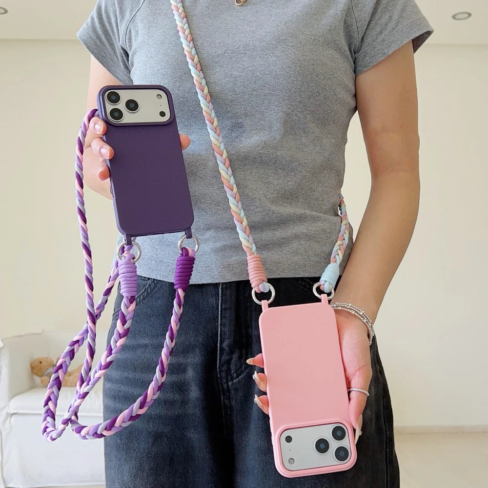 Crossbody Lanyard Rope Case - sky-case