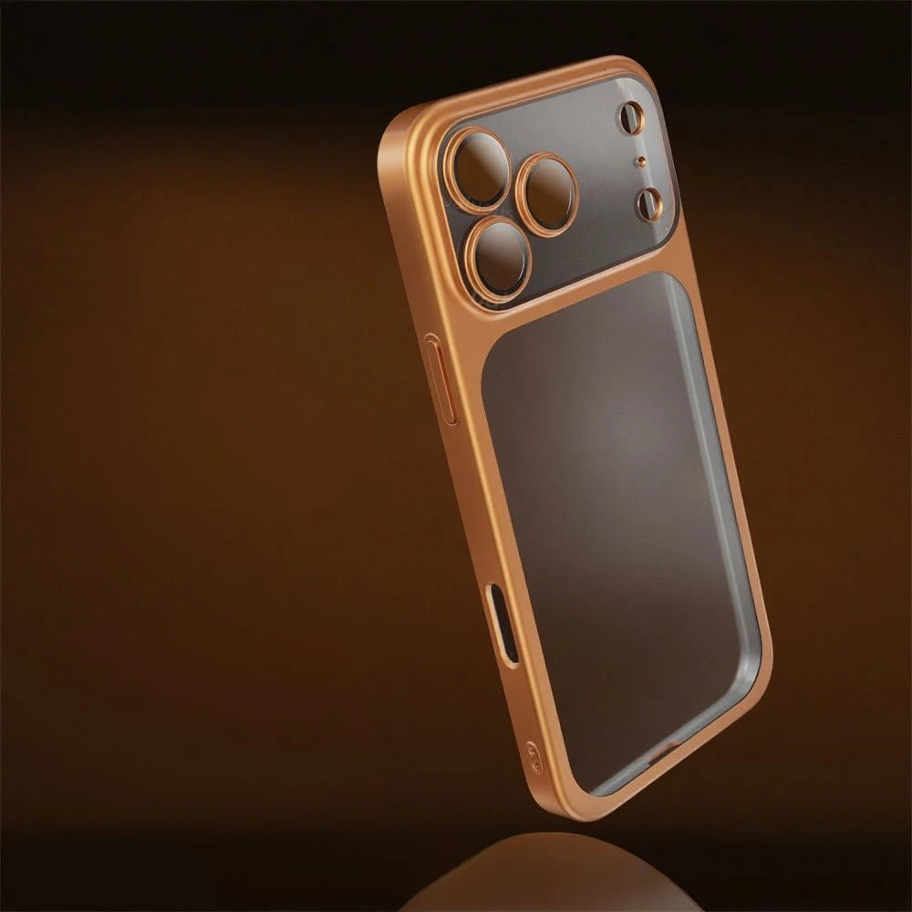 Luxury Plating Matte Transparent Hard Cover - sky-case