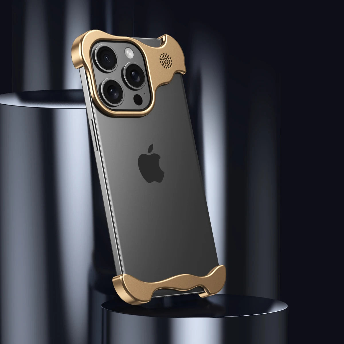 Fashion Irregular Aluminum Alloy Bumper Cove - sky-case