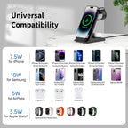 3-in-1 Charging Stand – Wireless Dock for Apple Devices - sky-case