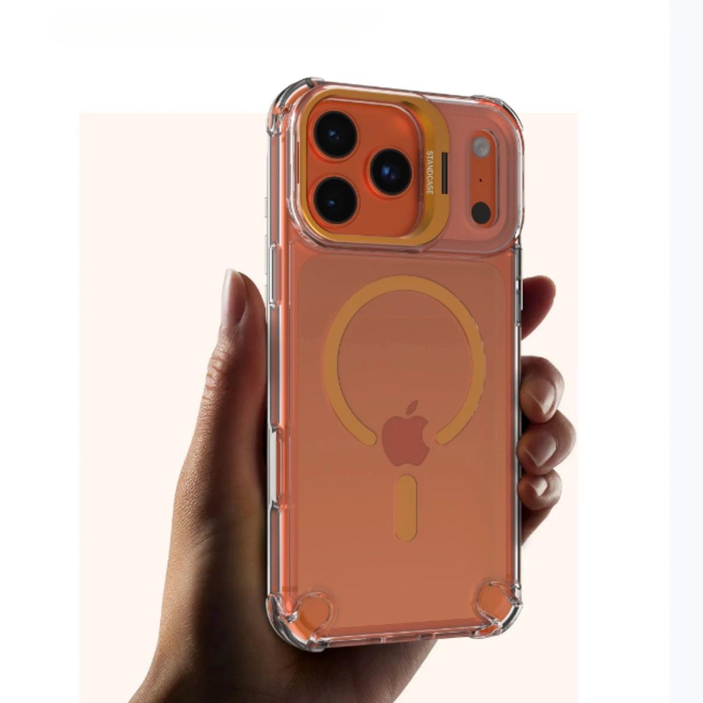 Magnetic Clear Stand Case for iPhone 17 Pro Max 17 Pro 17 Air - sky-case