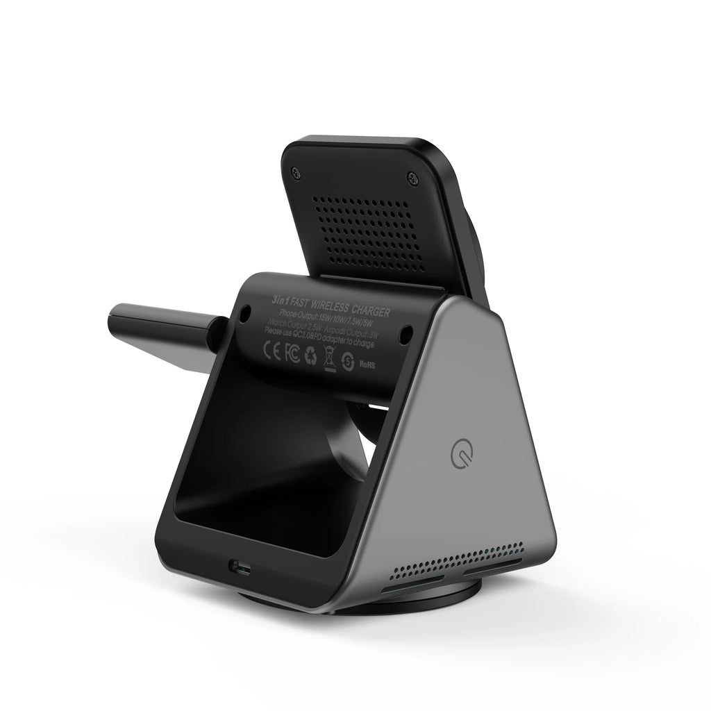 3 IN 1 Multifunctional magnetic wireless charger - sky-case