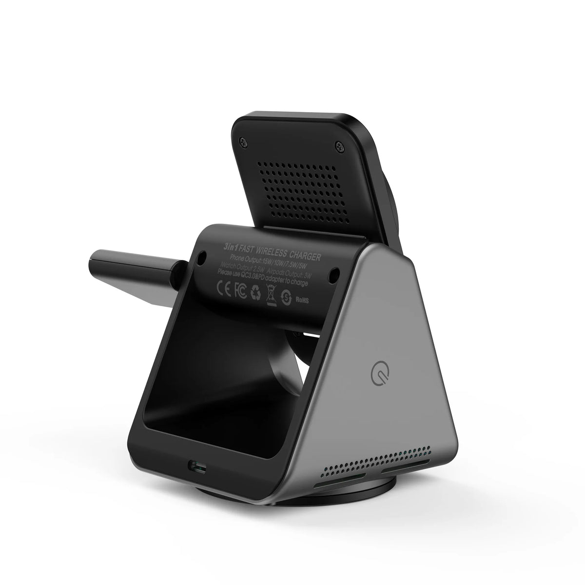 3 IN 1 Multifunctional magnetic wireless charger - sky-case