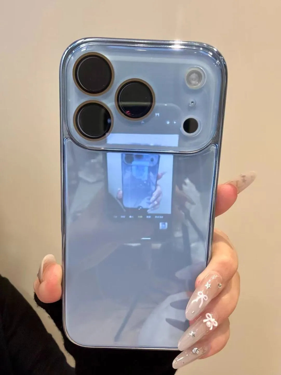 Luxury Plating Tempered Glass Bumper Case - sky-case