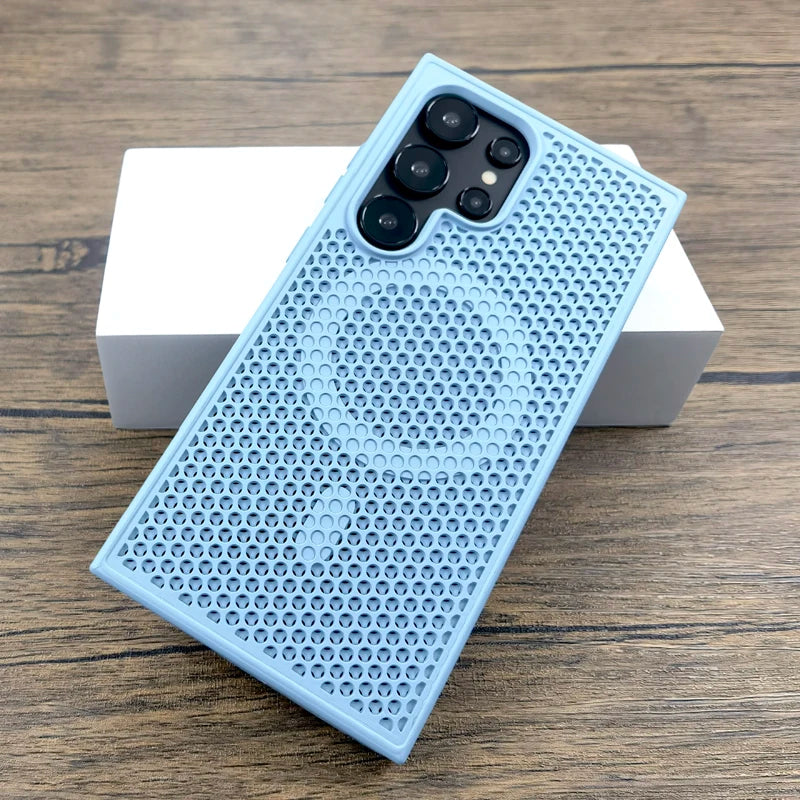 Luxury Heat Resistant Plastic Case for Samsung Galaxy with Magsafe Charging - sky-case