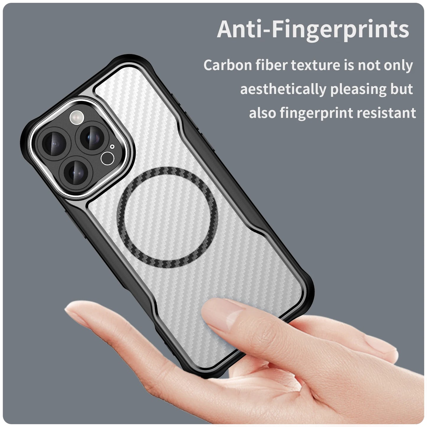 Full Lens Carbon Fibre Magnetic Cover