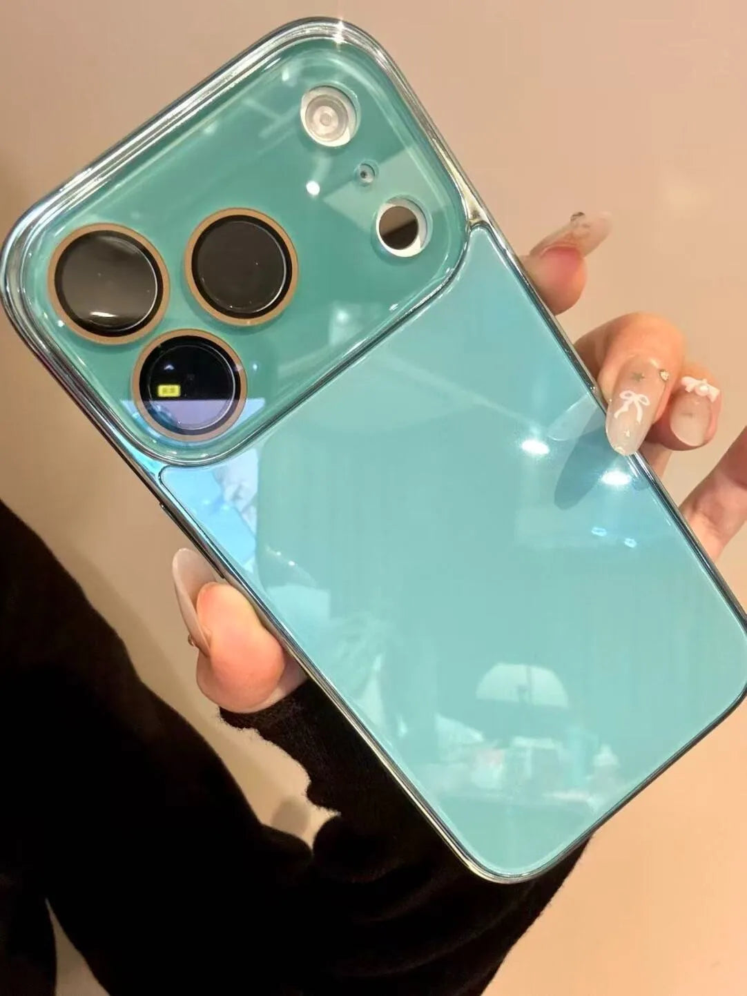 Luxury Plating Tempered Glass Bumper Case - sky-case