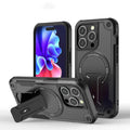 Magsafe Stand Invisible Anti-fall Cover black / For iphone 15 Plus - sky-case