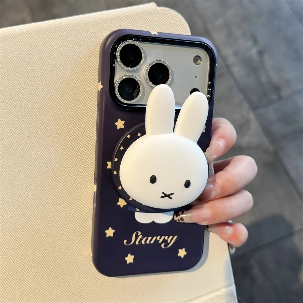 Kawaii Star 3D Bunny MagSafe Case - sky-case