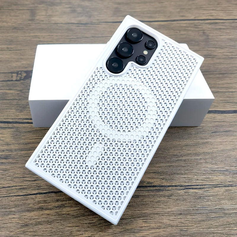 Luxury Heat Resistant Plastic Case for Samsung Galaxy with Magsafe Charging - sky-case