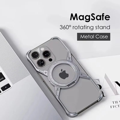 Magnetic Rimless Titanium Metal Aluminum Phone Cover