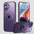 360 Rotating Metal Magnetic Clear Cover - sky-case