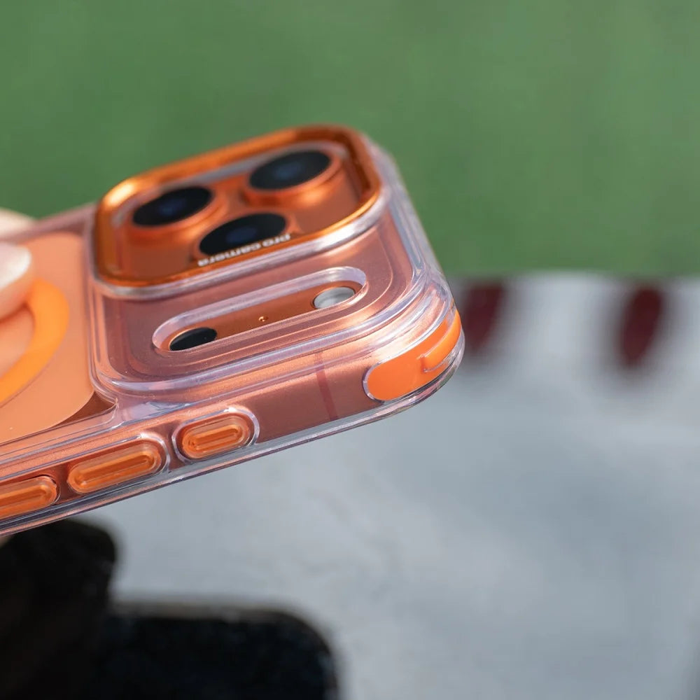 MagSafe Clear Necklace Lanyard Case - sky-case