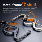 New Aluminum 360° Rotation Metal Phone Cover - sky-case
