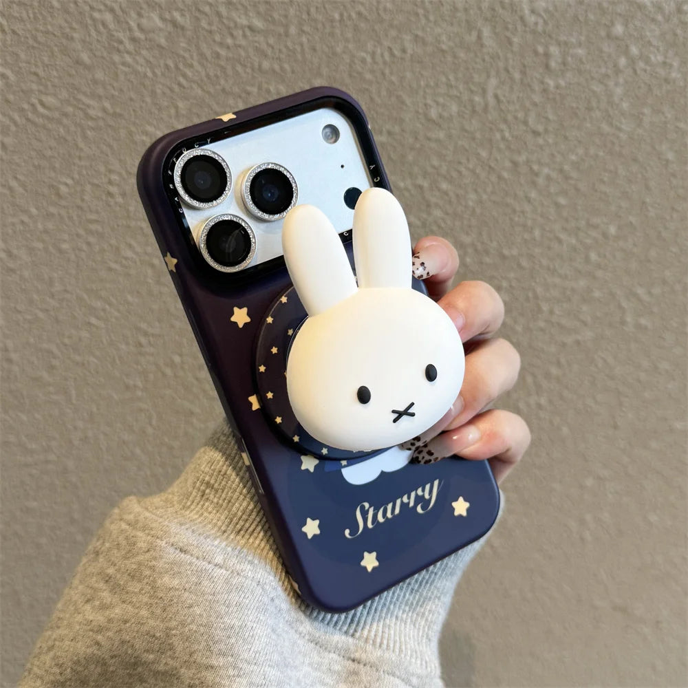 Kawaii Star 3D Bunny MagSafe Case - sky-case