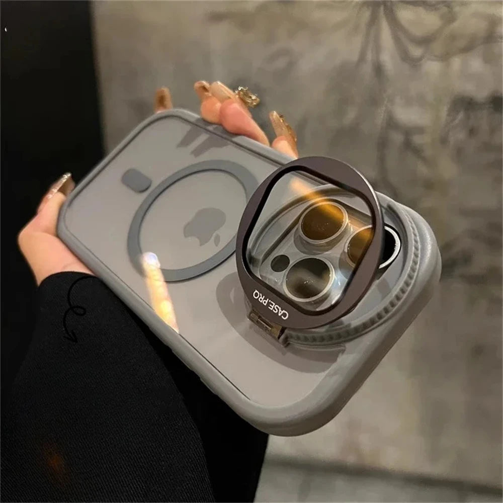 MagSafe Lens Flip Stand Cover