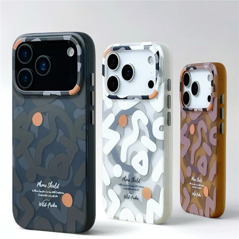 Trendy Graffiti MagSafe Matte Case - sky-case