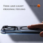 Luxury Metal case magnetic stand Matte Phone Cover - sky-case
