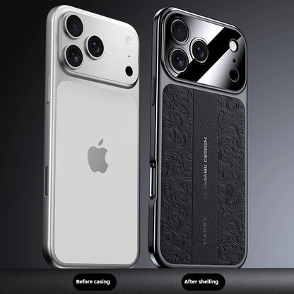 Luxurious Leather Electroplated Case - sky-case