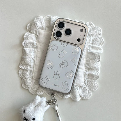 Cute Rabbit Plush Pendant Case - sky-case