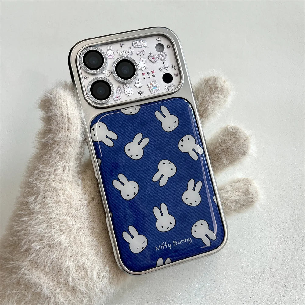 Electroplated Cute Rabbit Case - sky-case