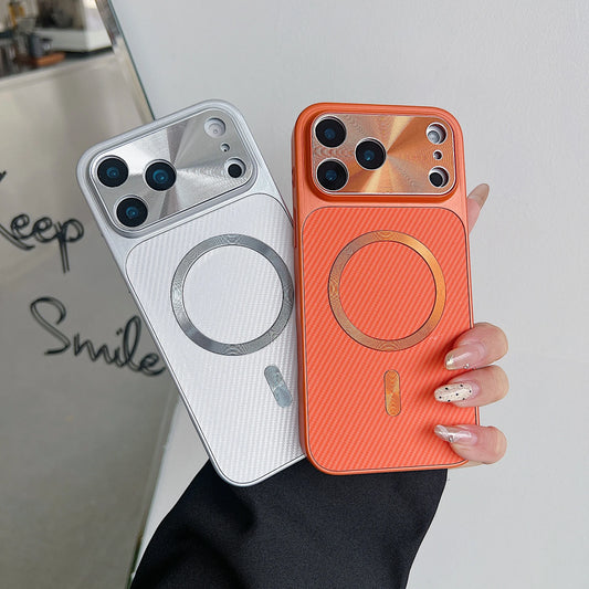 Luxury Carbon Fiber Magnetic Charging Case - sky-case