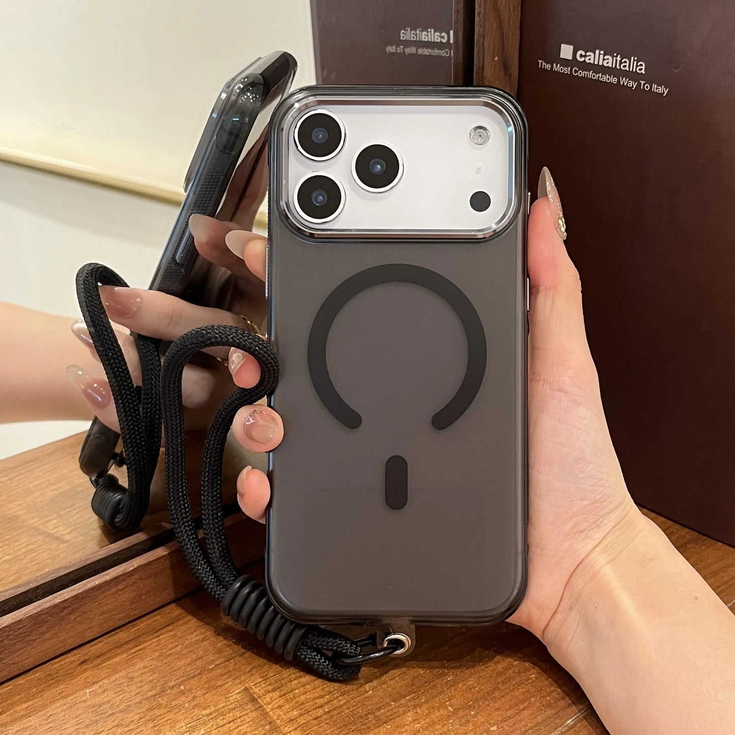 Luxury Frosted Slim Strap Case - sky-case