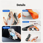 Luxury Magnetic Ring Kickstand Lanyard Cover - sky-case