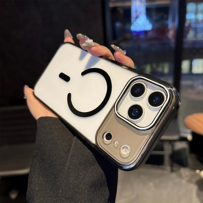 Clear Magnetic iPhone Case, Magsafe Hard Cover - sky-case