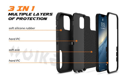 Heavy Duty Shockproof Silicone Case - sky-case