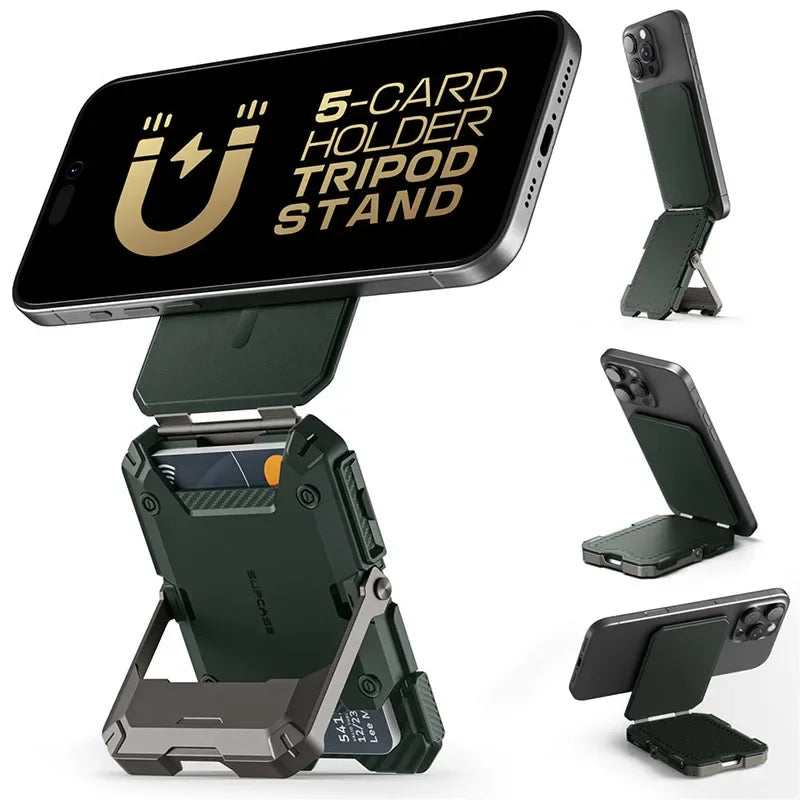 Magnetic Tripod Phone Stand Credit Card Holder - sky-case