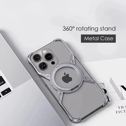 Magnetic Rimless Titanium Metal Aluminum Phone Cover - sky-case