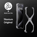 Luxury Aluminum Protect Phone Cover Titanium Original / For iPhone 15 Pro Max - sky-case